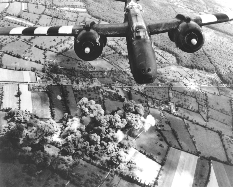 A-20s in invasion stripes