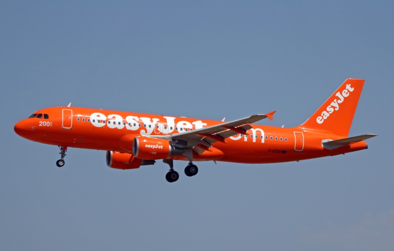 Airbus A320 of easyJet