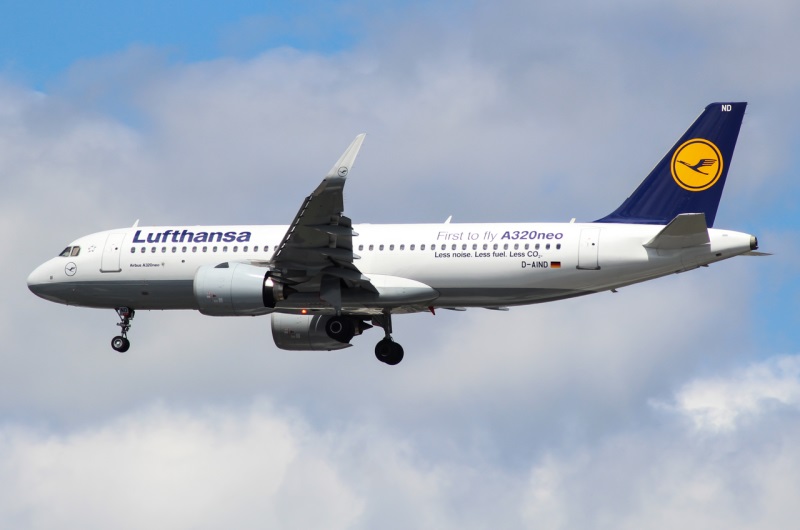 Airbus A320neo of Lufthansa