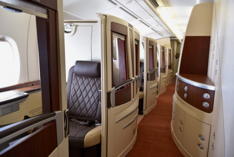 Airbus A380 1st-class cabins