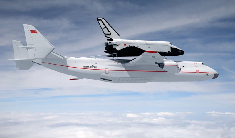 Antonov An-225 Mriya with Buran orbiter