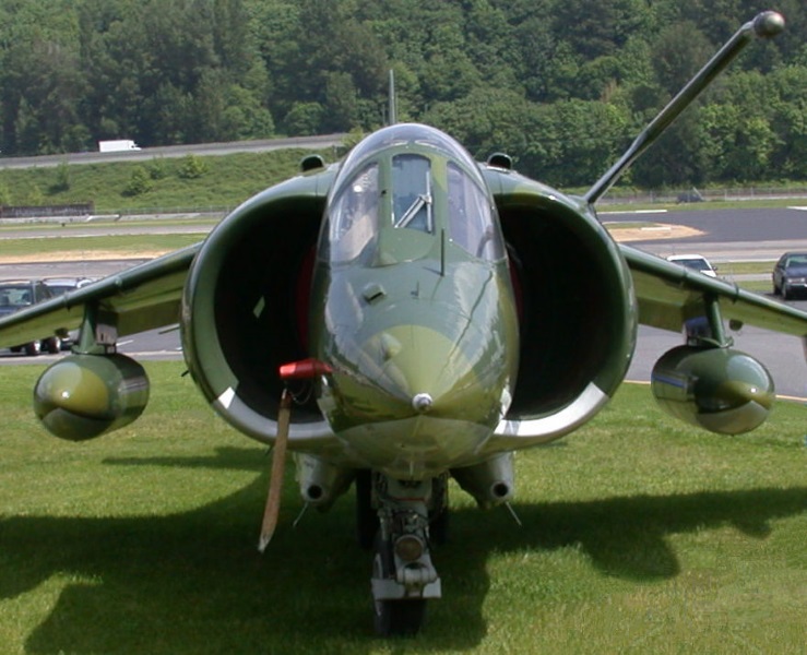 AV-8C Harrier front view