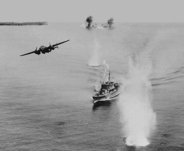 B-25s in antiship attack