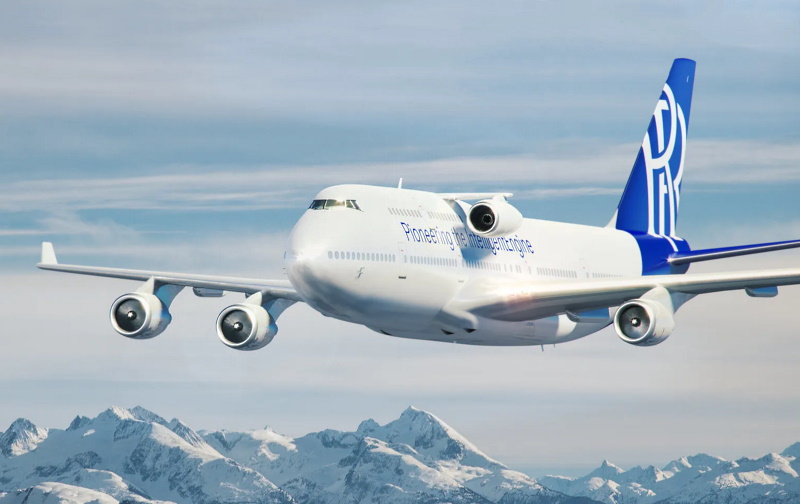 747-400 engine trials platform