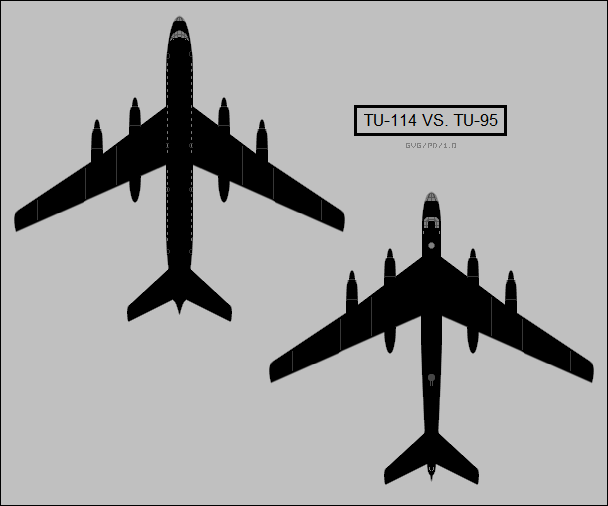 Tu-114 versus Tu-95