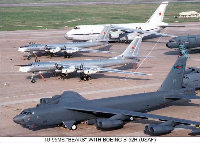 Tu-95MS Bears versus B-52H