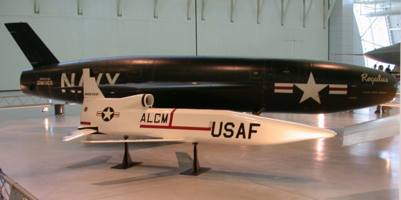 AGM-86A ALCM with Regulus I at Smithsonian