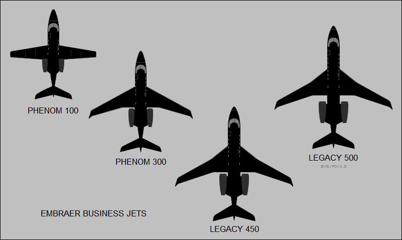 Embraer business jets