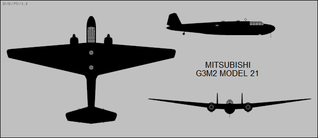 Mitsubishi G3M2 Model 21