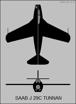 SAAB J 29C Tunnan