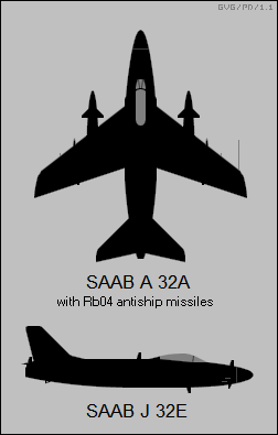 SAAB A 32A, J 32B Lansen