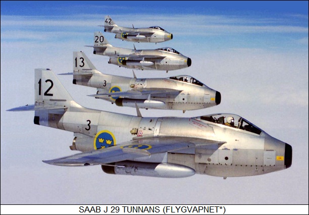 SAAB J 29 Tunnans