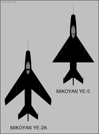 Mikoyan Ye-2A, Ye-5