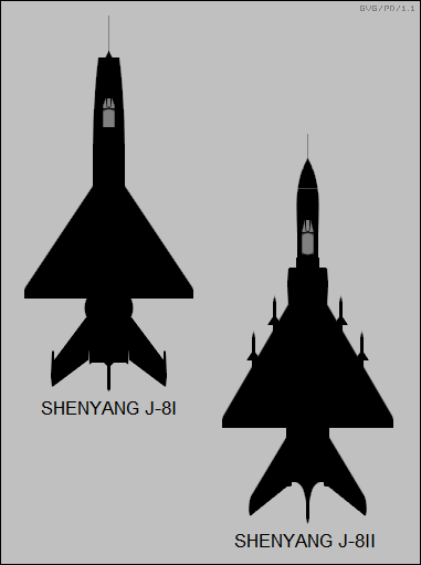 Shenyang J-8I, J-8II