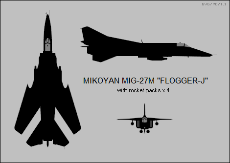 Mikoyan MiG-27M Flogger-J