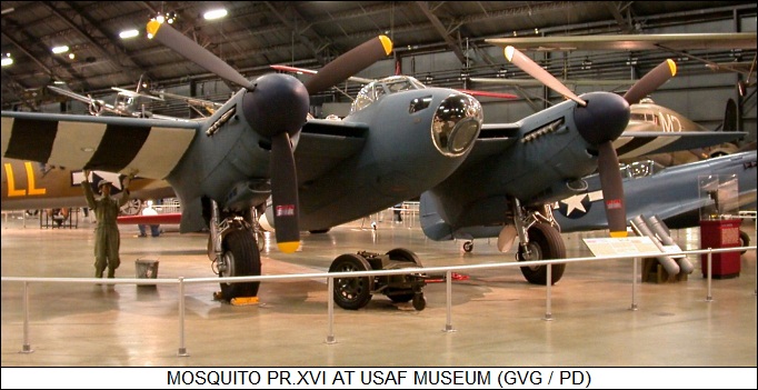 DH Mosquito PR.XVI at USAF Museum