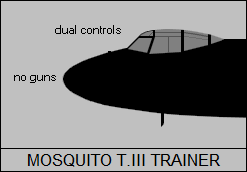 DH Mosquito T.III trainer