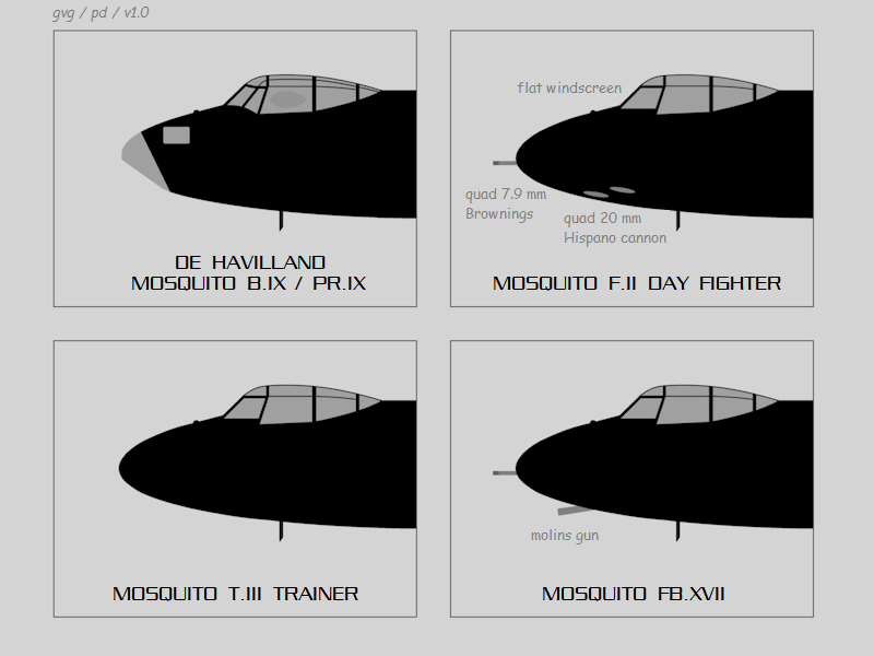 DH Mosquito T.III trainer