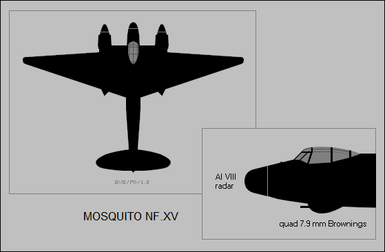 DH Mosquito NF.XV