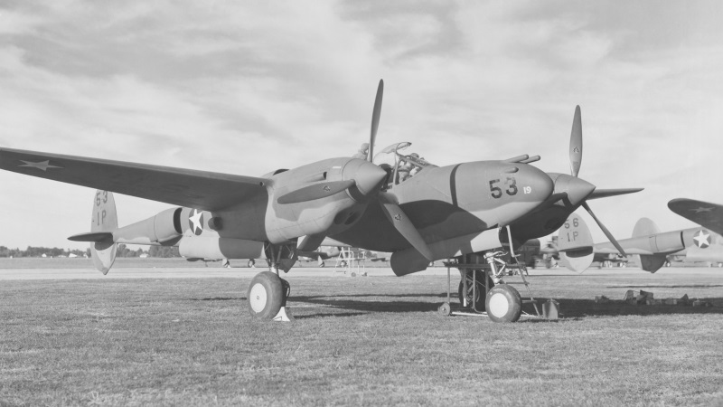 Lockheed P-38F Lightning – 41-7644 - Wings Tracks Guns