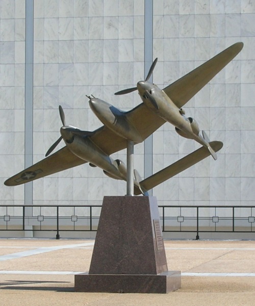 P-38 STATUE