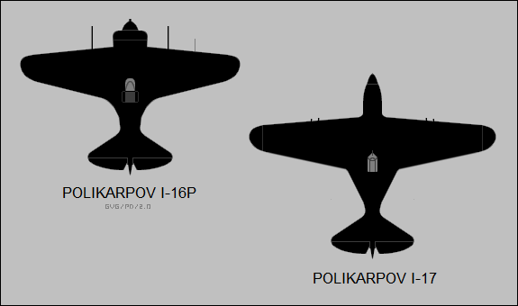 Polikarpov I-16 versus I-17