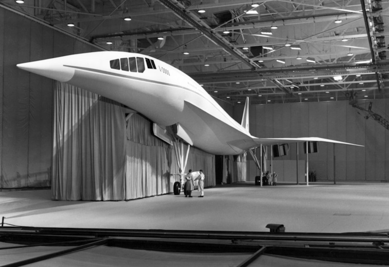 Concorde SST inlet & escape detalhes