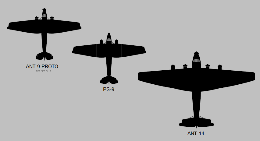 Tupolev PS-9 & ANT-14