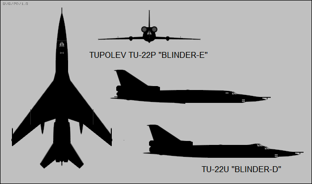 Tupolev Tu-22P Blinder-E, Tu-22U Blinder-D