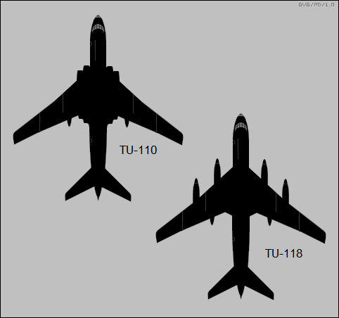 Tupolev Tu-110 & Tu-118