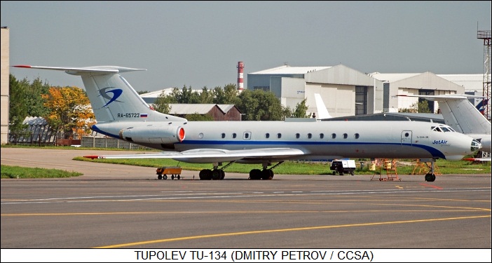 Details about   Soviet airplane TU-134UBL №65 series "Legendary aircraft" 