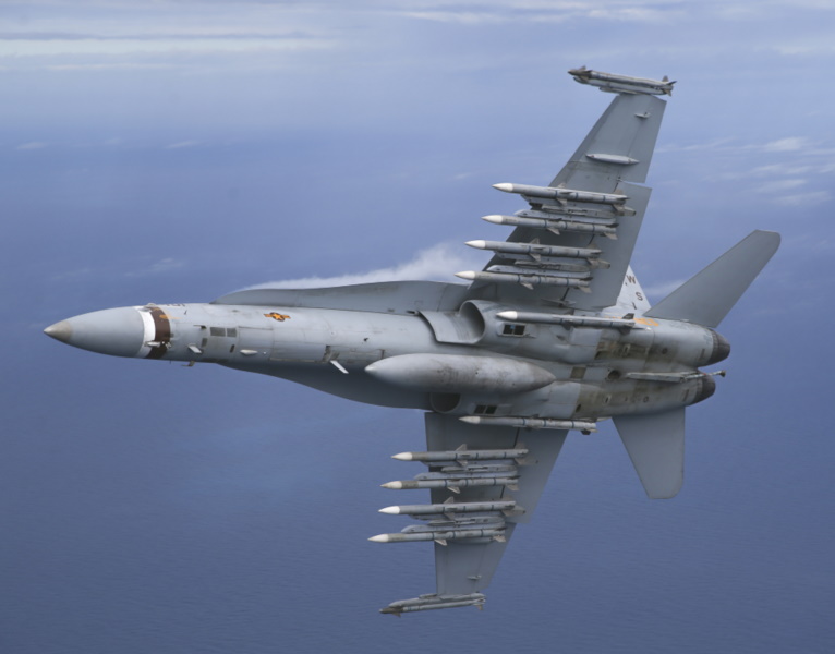 AIM-120 AMRAAMS on USMC Hornet