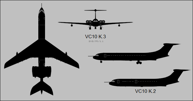 Vickers VC10 tanker variants