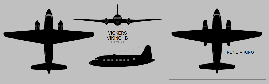 Vickers Viking 1B & Nene Viking