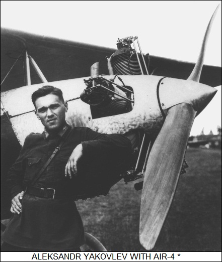 Aleksandr Yakovlev with AIR-4