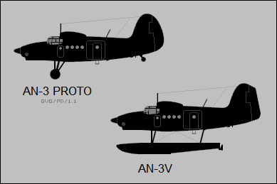 Antonov An-3 proto, An-3V