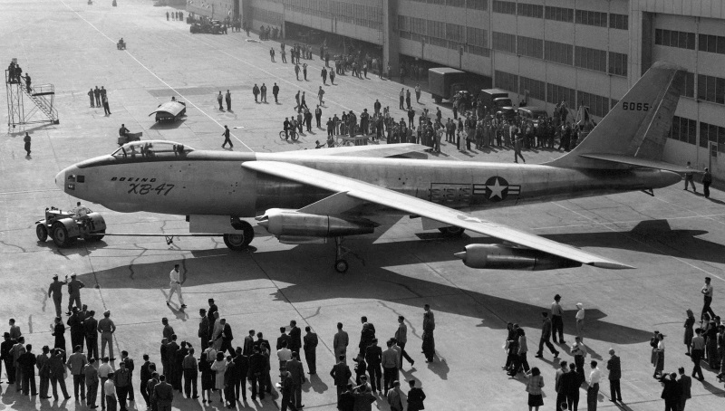 Boeing XB-47 rollout