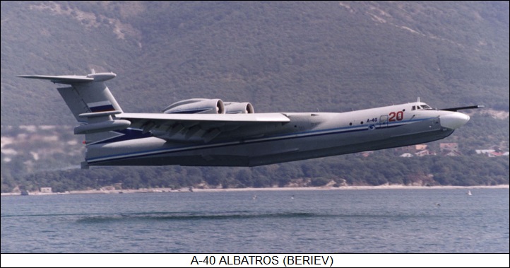 Russian Beriev BE-200 Amphibious Aircraft