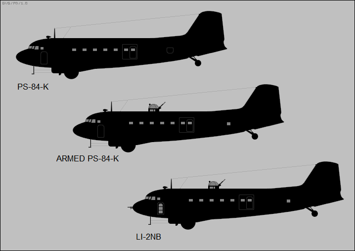 Lisunov PS-84-K, armed PS-84-K, Li-2NB
