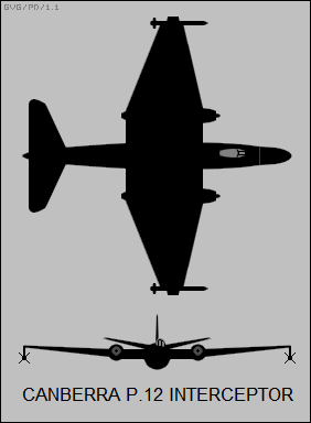 Canberra P.12 interceptor