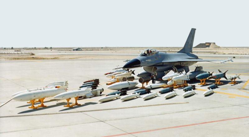 F-16A with stores