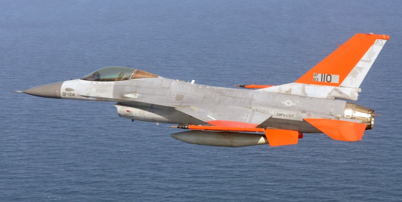QF-16 over Gulf of Mexico