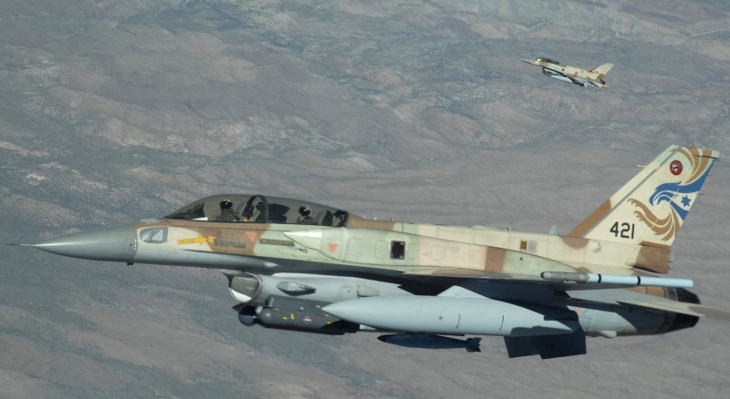 Israeli F-16s at Red Flag exercise