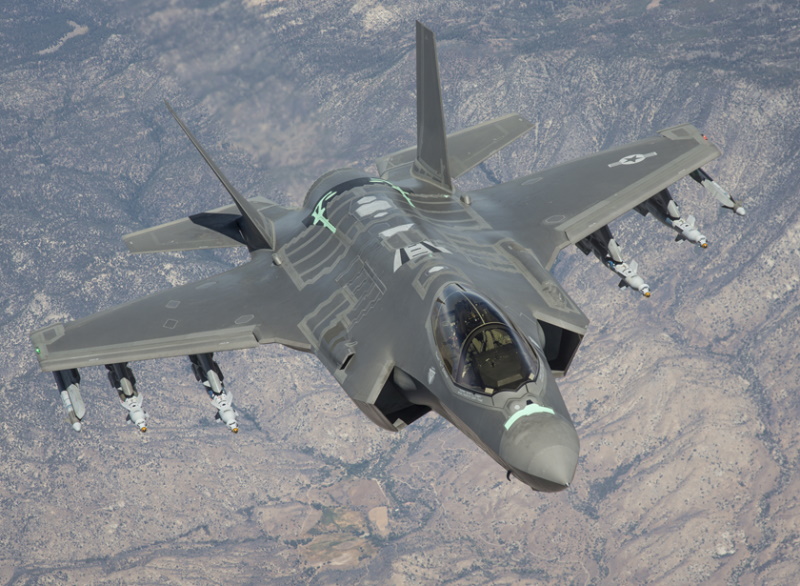 F-35A with external stores 