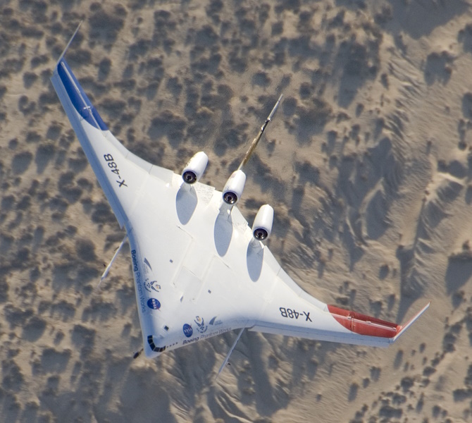 X-48B BWB drone demonstrator