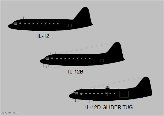 Ilyushin Il-12 variants