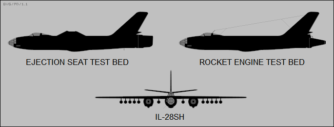 Ilyushin Il-28 testbeds, Il-28Sh