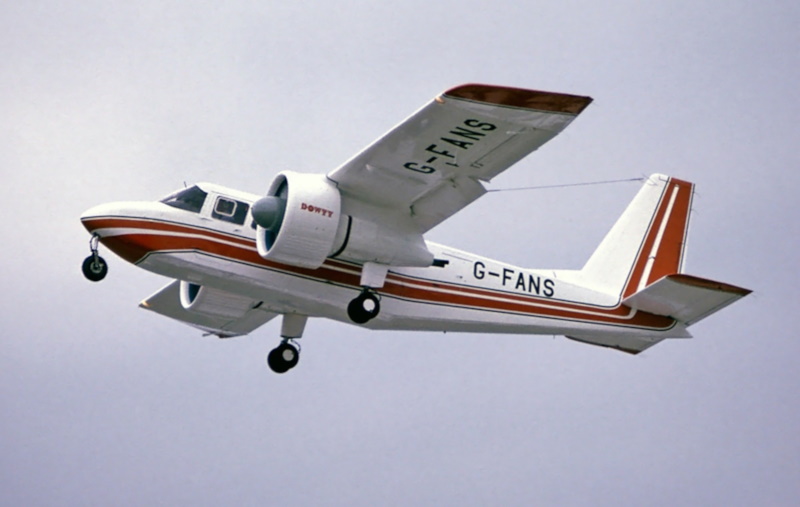 Britten-Norman Islander with ducted fans