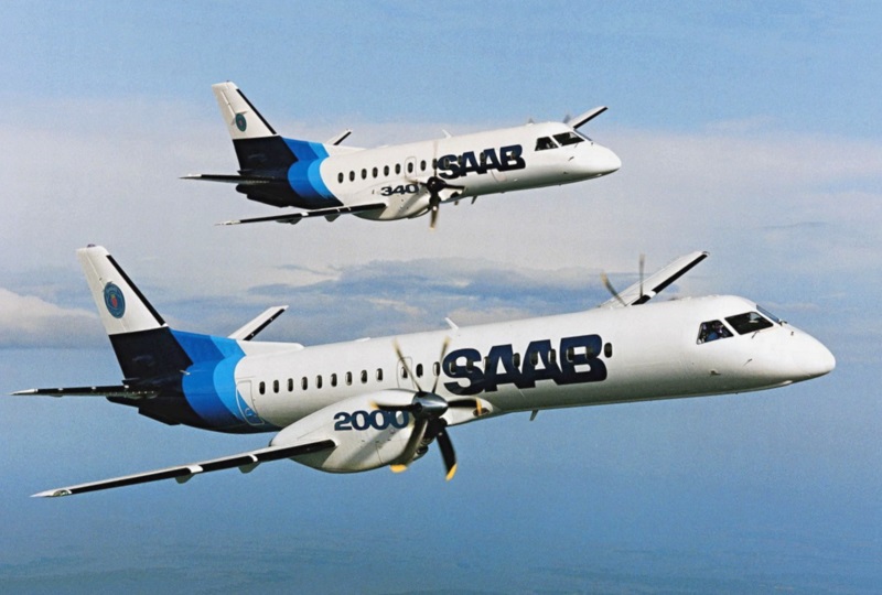 A quick view of a flight attendant jumpseat on a SAAB340 a…