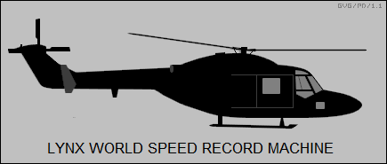 Westland Lynx world speed record machine
